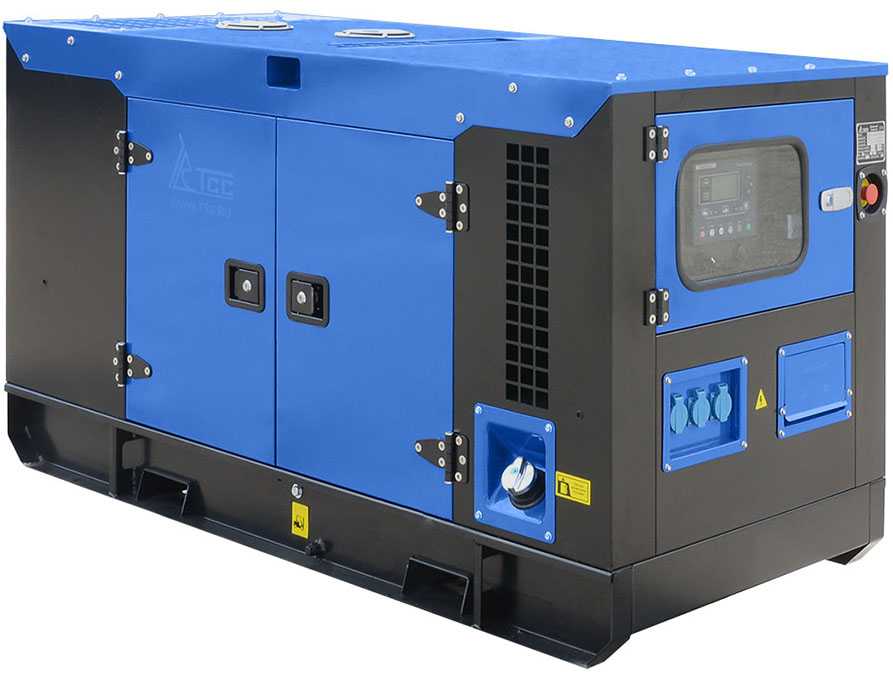 Дизельный генератор ТСС АД-40С-Т400-1РКМ16 в шумозащитном кожухе Дизель электростанции фото, изображение